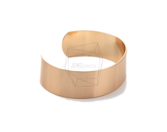 BRA-039-G【1個入り】バンドカフブレスレット,Band Cuff Bracelet/20mm 4枚目の画像