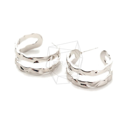 ERG-1732-R【2個入り】ダブルラウンド ピアス,Double Round  Post Earring 2枚目の画像