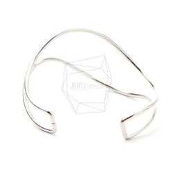 BRA-045-R【1個入り】バンドカフブレスレット,Band Cuff Bracelet 3枚目の画像