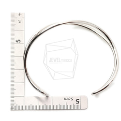 BRA-045-R【1個入り】バンドカフブレスレット,Band Cuff Bracelet 5枚目の画像