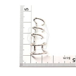 ERG-1754-R【2件】圓形耳環耳環 第5張的照片