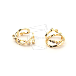 ERG-1758-G【2個入り】ラウンドイヤーカフ/Round Earcuffs Earrings 3枚目の画像