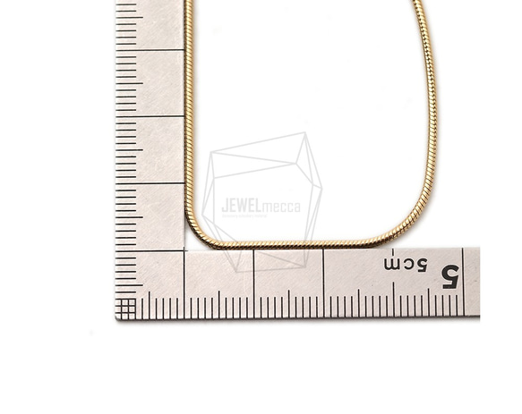 CHN-030-G【1件】蛇鏈/項鍊鏈，蛇鏈/46cm 第5張的照片