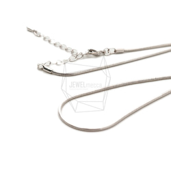 CHN-030-R【1件】蛇鏈/項鍊鏈，蛇鏈/46cm 第2張的照片