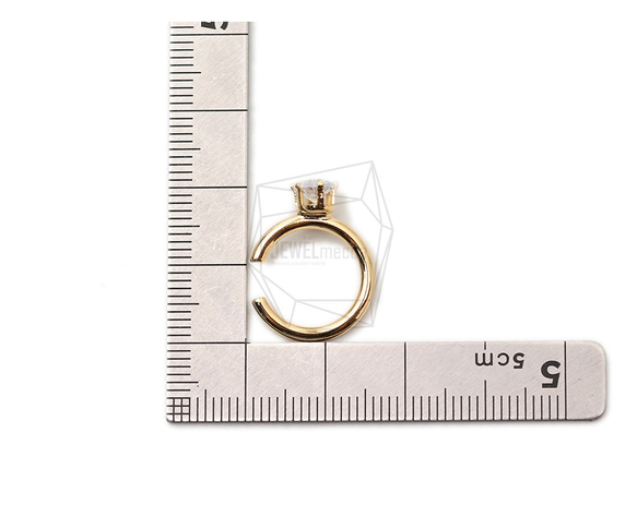 ERG-1771-G 【2件】圓形耳環耳環 第5張的照片