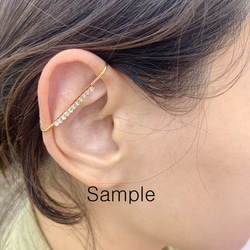 ERG-1773-G【2個入り】ラウンドイヤーカフ/Round Earcuffs Earrings 6枚目の画像