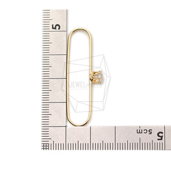 ERG-1777-G 【2件】圓形耳環耳環 第5張的照片