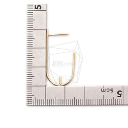 ERG-1781-G [2 件] U 形耳環，U 形耳釘 第5張的照片