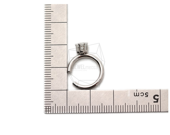 ERG-1792-R【2件】圓形耳環耳環 第5張的照片