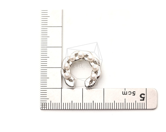 ERG-1794-R【2件】圓形耳環耳環 第5張的照片