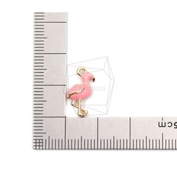 PDT-2474-G【2個入り】エポキシフラミンゴペンダント,Epoxy Flamingo Pendant 5枚目の画像