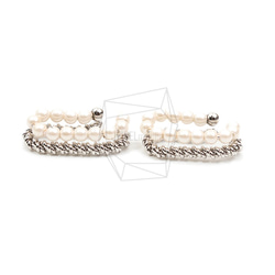 ERG-1827-R【2個入り】パールラウンドイヤーカフ/Pearl Round Earcuffs Earrings 1枚目の画像