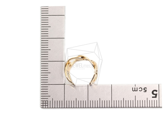 ERG-1828-G 【2件】圓形耳環耳環 第5張的照片
