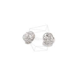 ERG-1831-MR【4個入り】ワイヤーノットボールチャーム,/Wire Knot Ball Charm 3枚目の画像