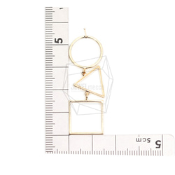 ERG-1886-G [2件]魷魚游戲耳環，魷魚游戲耳環/15mm X 43mm 第5張的照片