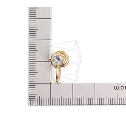 ERG-1870-G【2個入り】キュービックイヤーカフ/Cubic Earcuffs Earrings 5枚目の画像