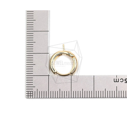 ERG-1873-G [2 件] 圓形一觸式耳環，圓形一觸式耳環 第5張的照片