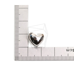 ERG-1878-R【2個入り】ハートワンタッチ ピアス,Heart One touch Post Earring 5枚目の画像