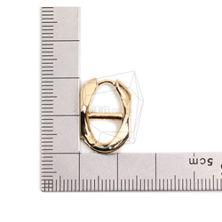 ERG-1881-G [2件]圓形一觸式耳環，圓形一觸式耳環 第5張的照片