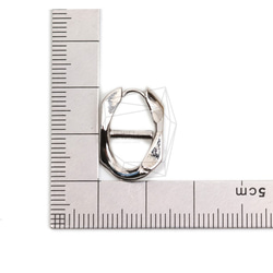 ERG-1881-R [2 件] 圓形一鍵式耳環 第5張的照片