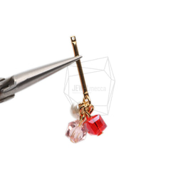 ERG-1904-G【2個入り】パールタッセルチャーム,Pearl Tassel Earring Charm 4枚目の画像