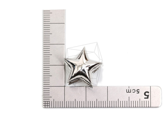 ERG-1913-R [2件]星星一鍵式耳環，星星一鍵式耳環 第5張的照片