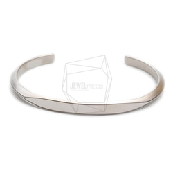 BRA-060-MR【1個入り】バンドカフブレスレット,Band Cuff Bracelet 1枚目の画像