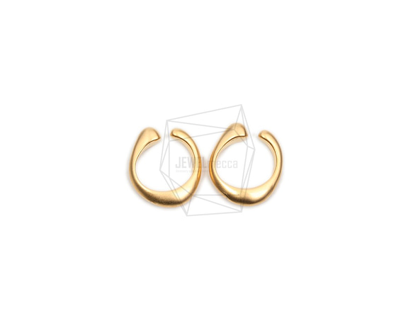 ERG-1912-MG【2個入り】ラウンドイヤーカフ/Round Earcuffs Earrings 2枚目の画像