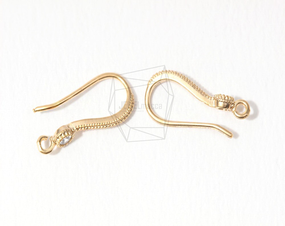 ERG-002-MG [4件]鉤耳環，法國鉤形耳環 第3張的照片