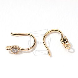 ERG-004-G【4個入り】フックピアス,French Hook Earrings 2枚目の画像