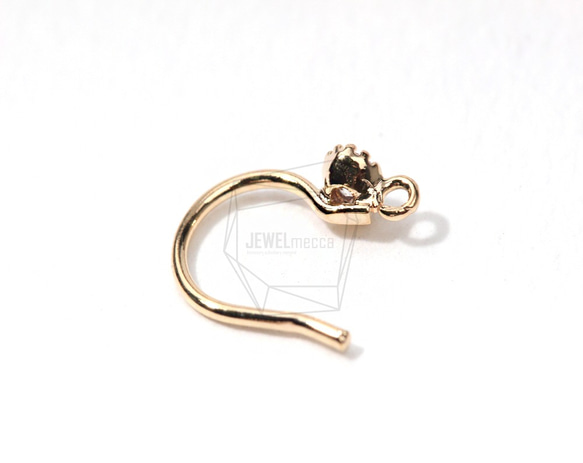 ERG-004-G【4個入り】フックピアス,French Hook Earrings 4枚目の画像