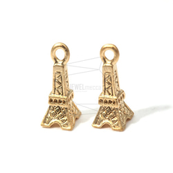 PDT-045-MG【4個入り】エッフェル塔コネクタリンクチャーム,Eiffel Tower Pendent 1枚目の画像