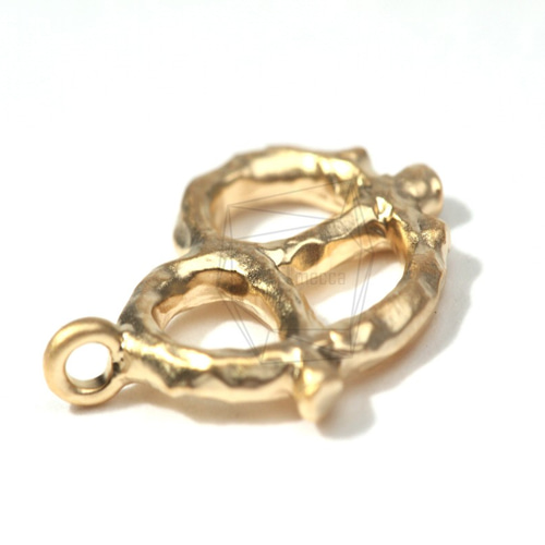 PDT-051-MG【2個入り】プレッツェルチャーム,Mini Pretzel Charm