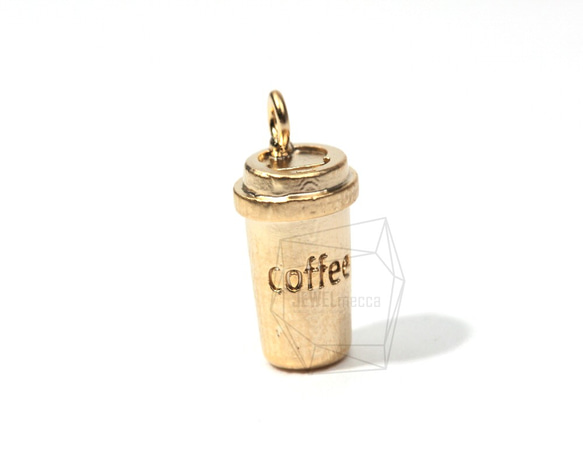 PDT-053-MG【2個入り】コーヒーカップペンダント,Coffee Cup Pendant 1枚目の画像