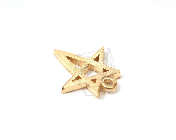 PDT-059-MG【4個入り】ドローイングスターペンダント,Drawing Star Pendant/ 2枚目の画像