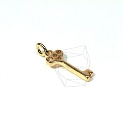 PDT-071-G【2個入り】キーチャーム,key Design Pendant,Key charm 3枚目の画像