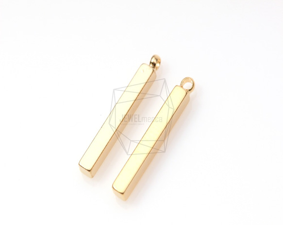 PDT-126-MG【5個入り】スティックバーペンダント,Stick Bar Pendant / 2mm x 15mm 2枚目の画像