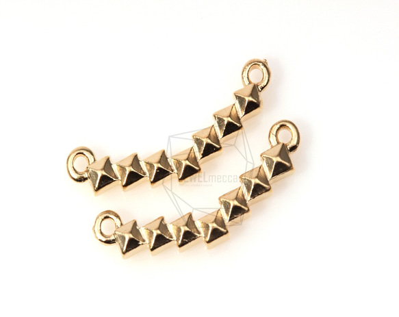 CNT-048-MG【4個入り】スクエアスタッドバー,Square Stud Bar,Pendant 1枚目の画像