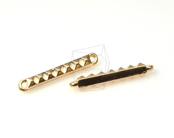 CNT-049-MG【4個入り】スクエアスタッドバー,Square Stud Bar,Pendant 4枚目の画像