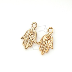 PDT-178-MG【4個入り】ハムサ手,Hamsa Hand ,Pendant/ 8mm X 13mm 1枚目の画像