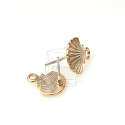 ERG-030-MG【4個入り】ホタテピアス,scallop Ear post/Post Earring 3枚目の画像