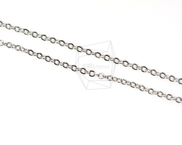 CHN-001-R [10m]項鍊鏈，235sf，鏈，鍍金 第2張的照片