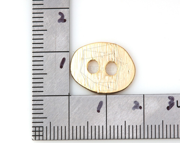 PDT-257-MG【4個入り】オーバルボタンペンダント/Oval Button Shape Pendant 5枚目の画像