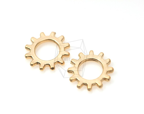 PDT-297-MG【4個入り】歯車ウォッチギアペンダント,Cogwheel Watch Gear Pendant 1枚目の画像