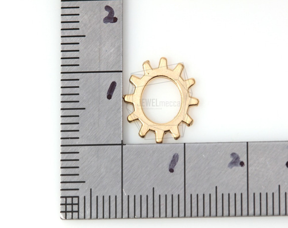 PDT-297-MG【4個入り】歯車ウォッチギアペンダント,Cogwheel Watch Gear Pendant 5枚目の画像