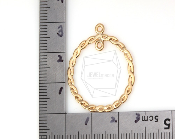 PDT-300-MG【4個入り】ツイストラウンドペンダント,Twisted Round Pendant 5枚目の画像