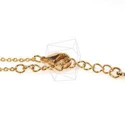 CHN-002-G【4個入り】ブレスレットチェーン,Chain for Bracelet/19.3cm 2枚目の画像