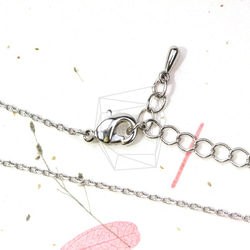 CHN-003-R【2個入り】ネックレスチェーン,Chain for necklace/44.8cm 1枚目の画像