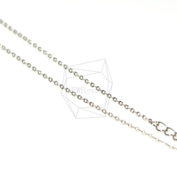 CHN-003-R【2個入り】ネックレスチェーン,Chain for necklace/44.8cm 3枚目の画像