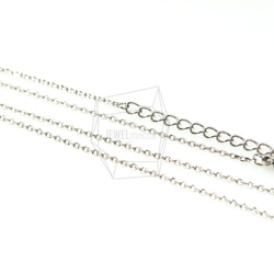 CHN-003-R【2個入り】ネックレスチェーン,Chain for necklace/44.8cm 4枚目の画像
